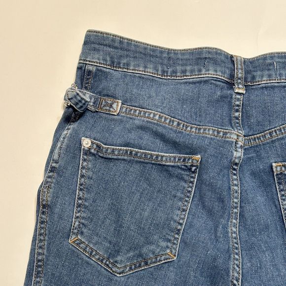 Pilcro And The Letterpress Anthropologie Womens Size 28 Jeans Denim Raw Hem - Picture 15 of 16